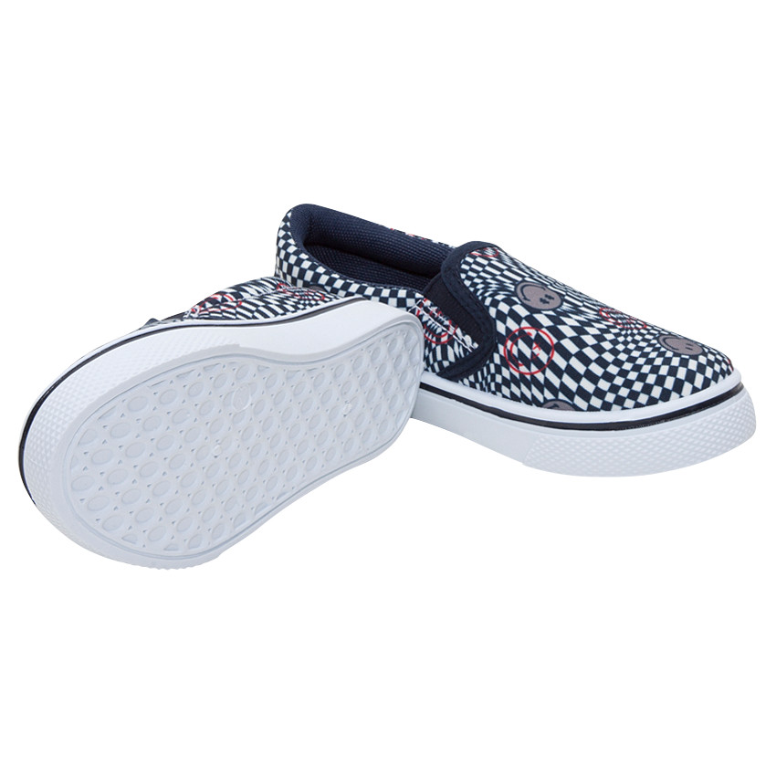 Zapatillas bajas de tela estilo slippers Smiley  