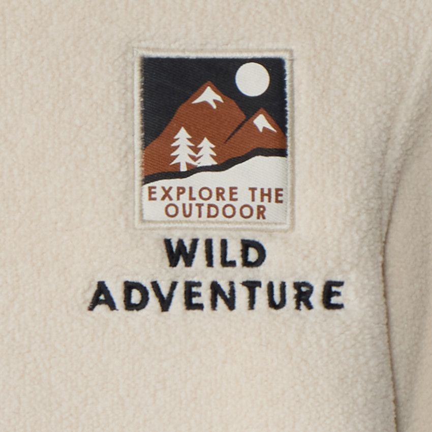Sudadera con capucha de sherpa niño 