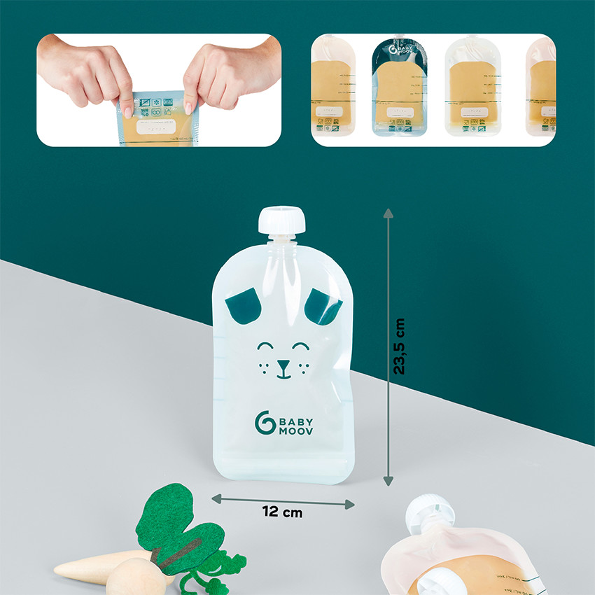 Lot de 20 gourdes réemployables Isy 