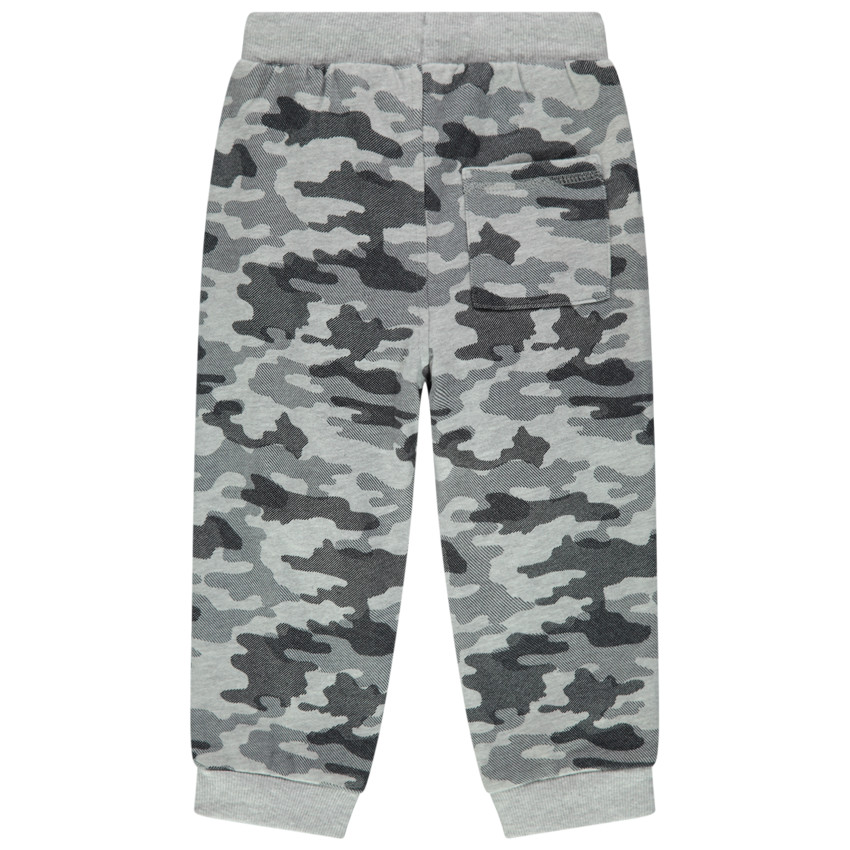 Pantalón de jogging de felpa motivo camuflaje all-over 