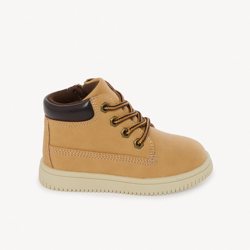 Botines con cremallera de estilo senderismo para bebé niño 