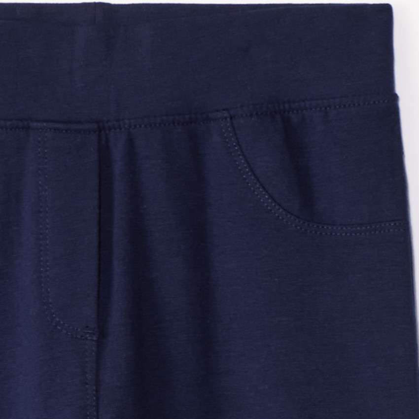 Jegging de felpa lisa para niña 