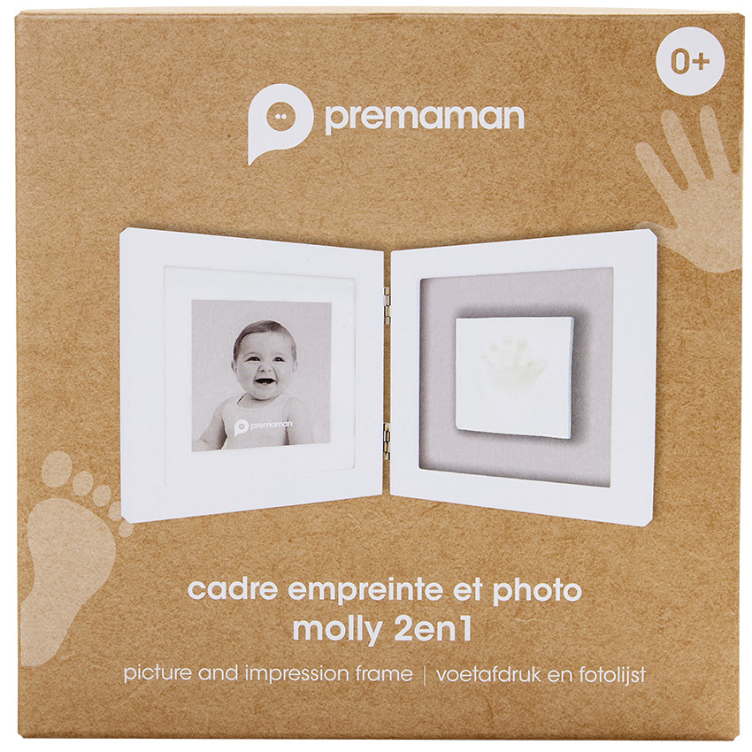 Marco de fotos con 1 huella - Prémaman 