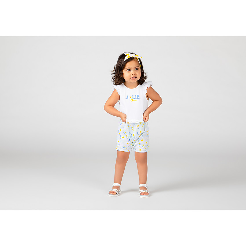 Combinaison courte imprimé fleuri pour bébé fille  Additional Combinaison courte imprimé fleuri pour bébé fille