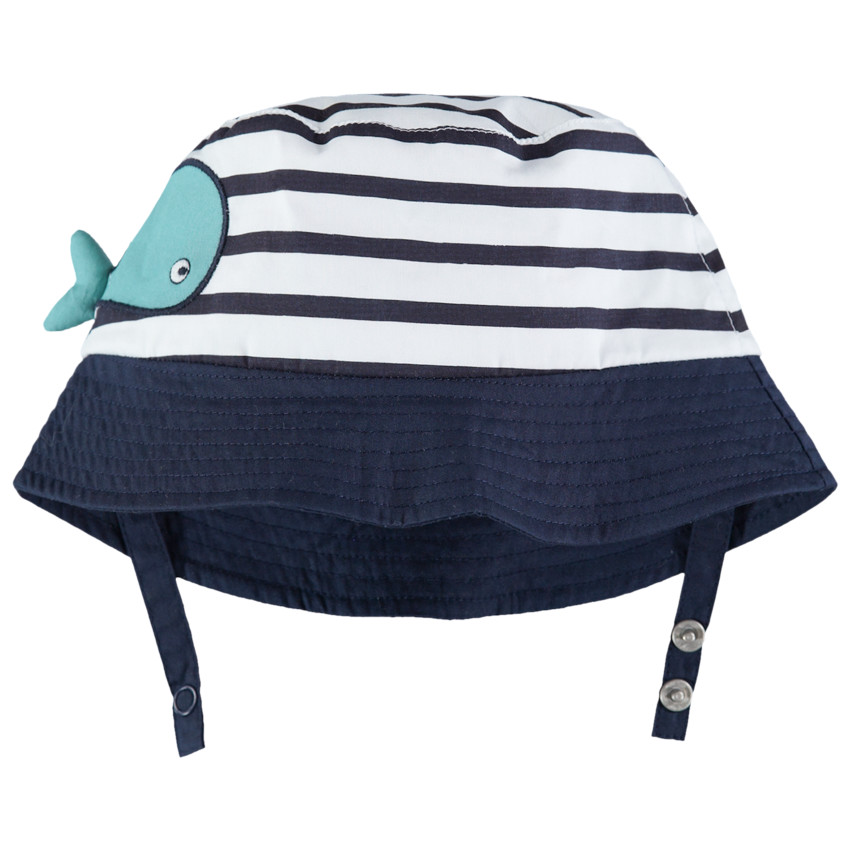 Bob de rayas all over y pez cosido 