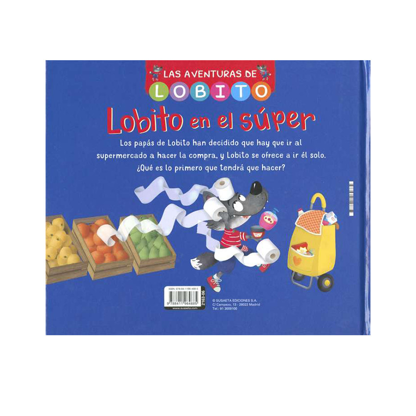 Livre "Lobito en el súper" +4 ans 