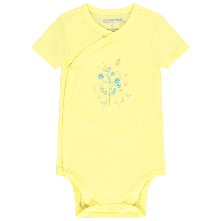 Pack de 7 bodies manga corta para bebé niña 