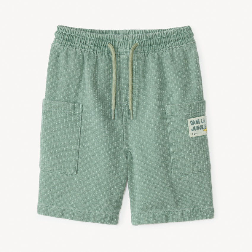 Bermudas de tela texturizada para bebé niño 