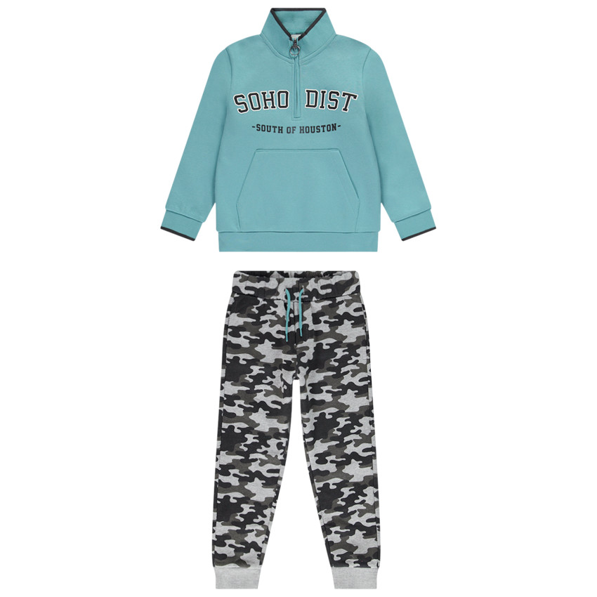 Conjunto jogging estampado para ni o