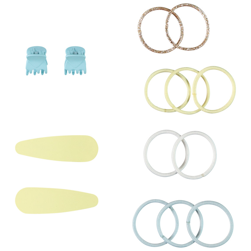 Lote de 4 clips + 10 gomas para niña  Additional Lote de 4 clips + 10 gomas para niña