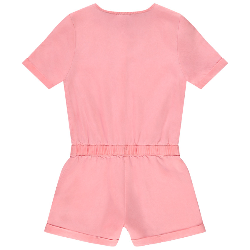 Combishort fluido con bolsillos para niña 