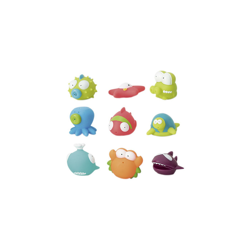 Juguetes de baño 9 uds Sea 