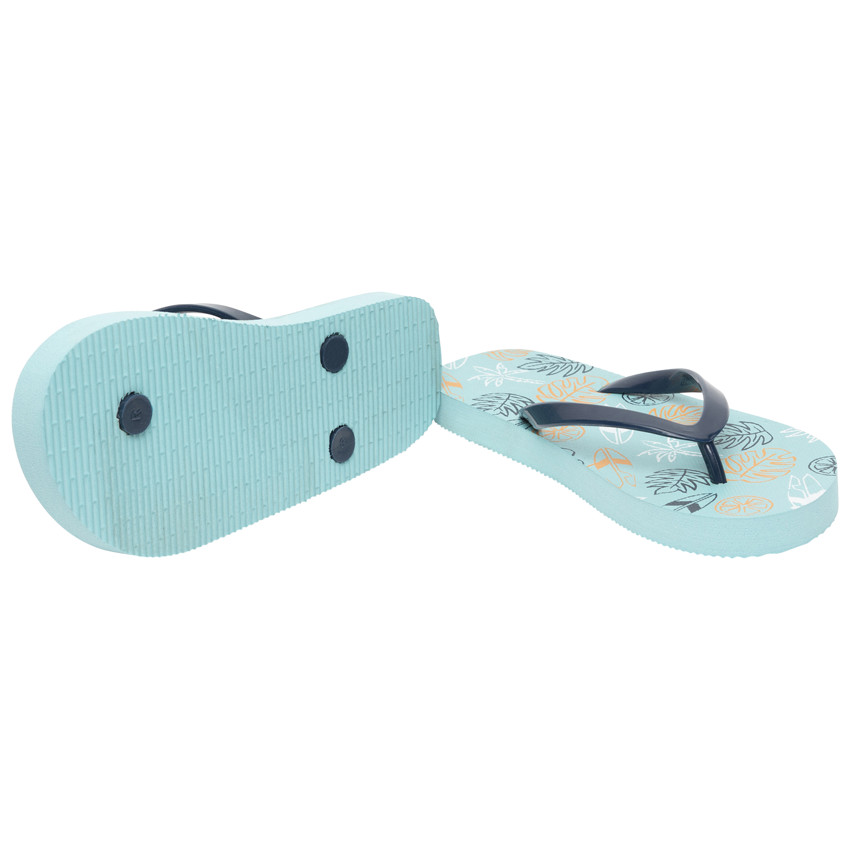 Tongs impresos con diseño de hojas para niño con tira según la edad. 