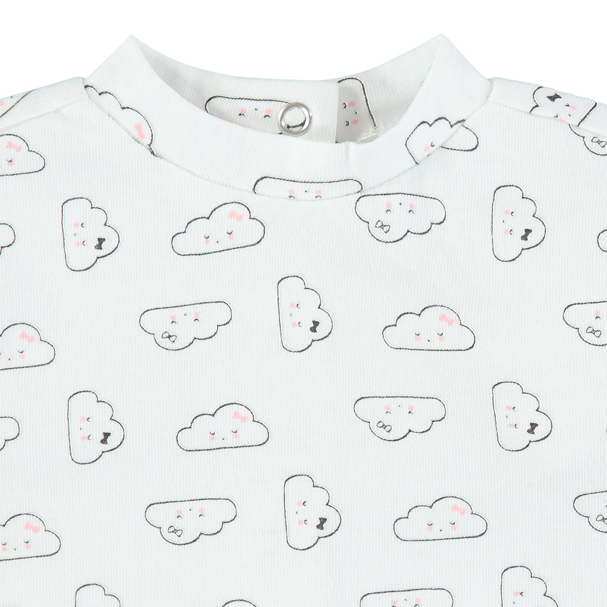 Conjunto de 3 piezas con camiseta interior, vestido de manga corta y leggings 