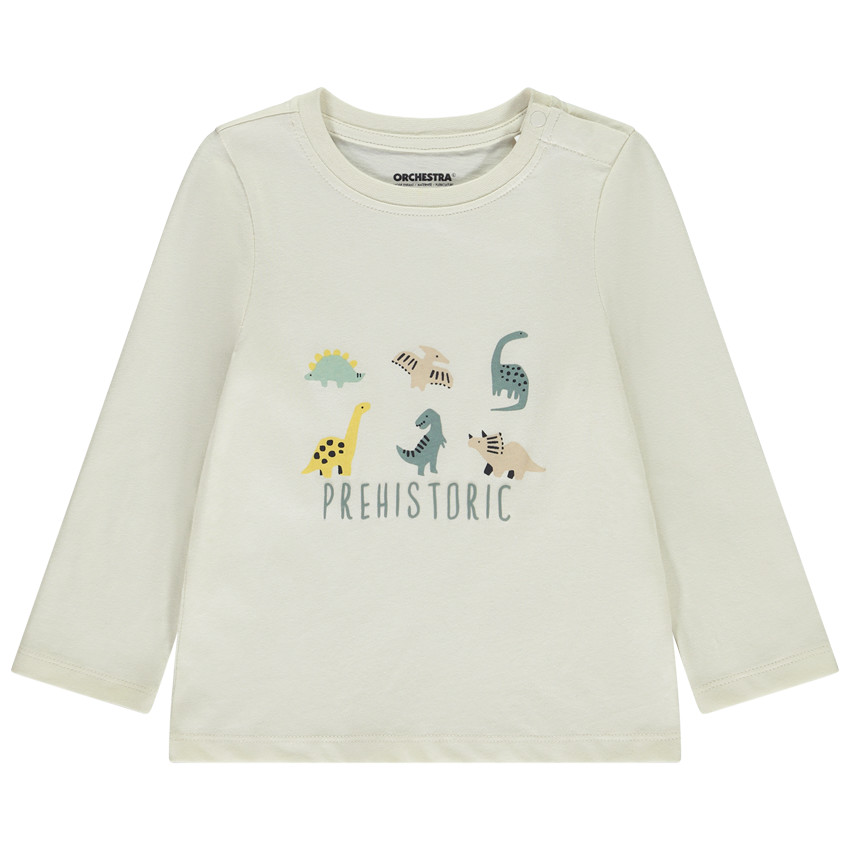 Camiseta de manga larga estampada para bebé niño 