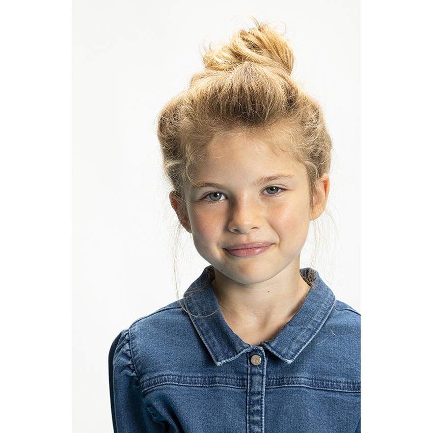 Vestido camisero denim 