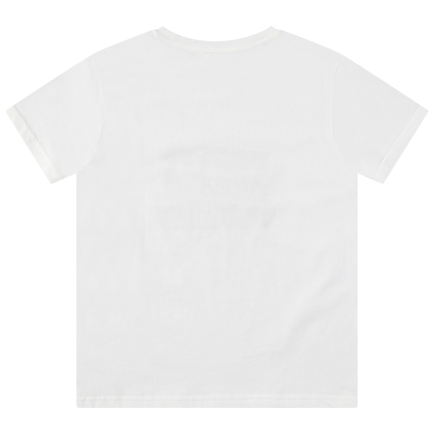 Júnior - Camiseta de manga corta de punto con inscripciones y efecto spray 