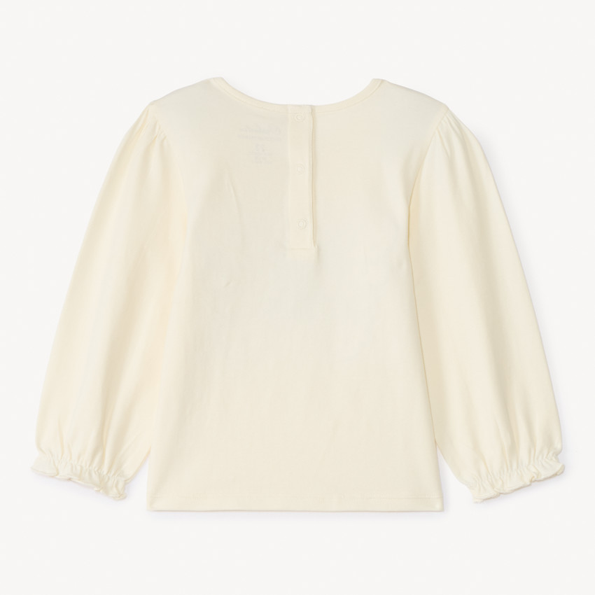 Camiseta de manga larga con motivo de mariposa para bebé niña 