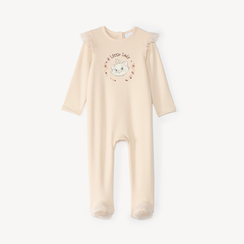 Duerme bebé en sherpa para niña con estampado de Marie de los Aristogatos de Disney (acabados diferentes según la edad) 
