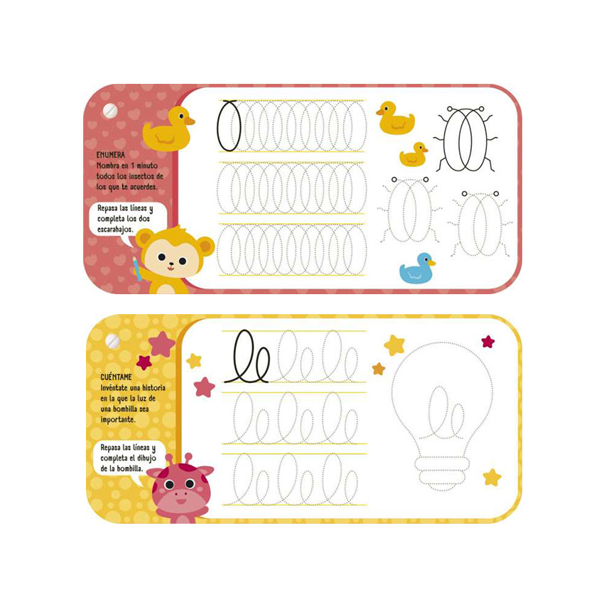 Libro de actividades – Primeros trazos +4 años 