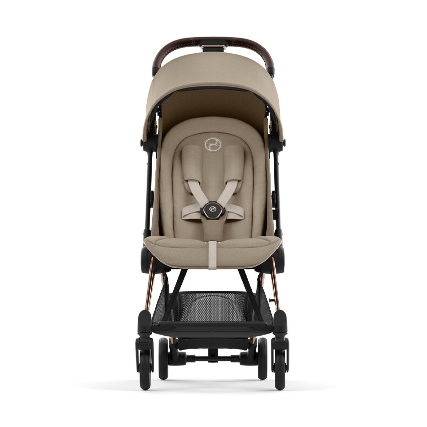 Poussette ultra-compacte Coya rosegold/cozy beige 