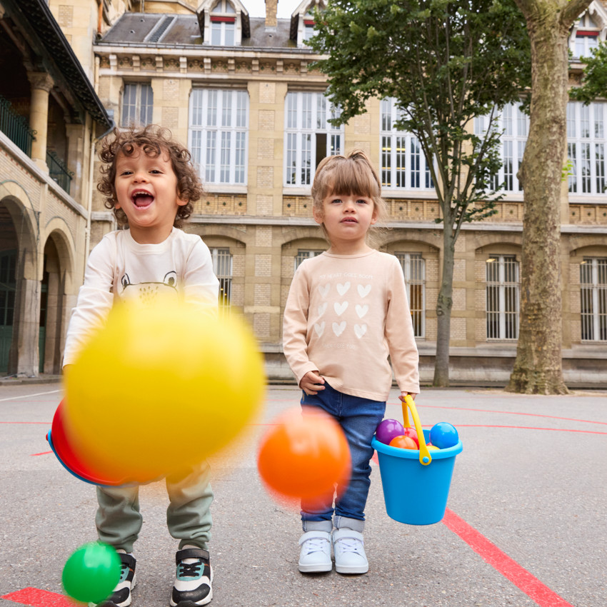 Camiseta de manga larga estampada para bebé niña 