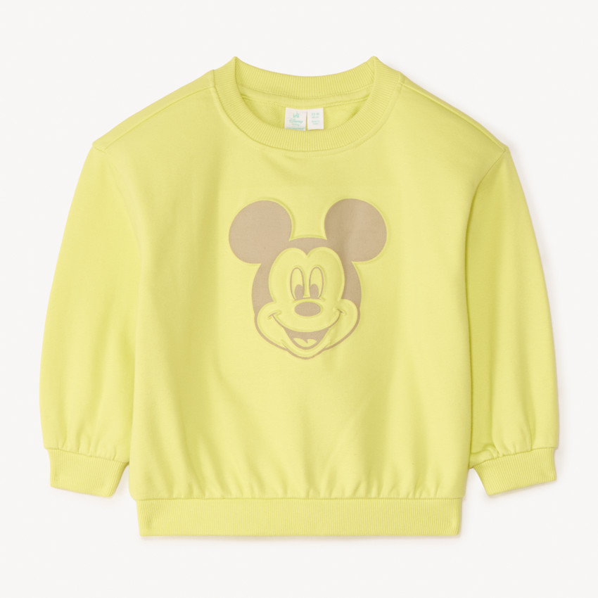 Sudadera de felpa con estampado en relieve de Mickey Disney para bebé niño. 