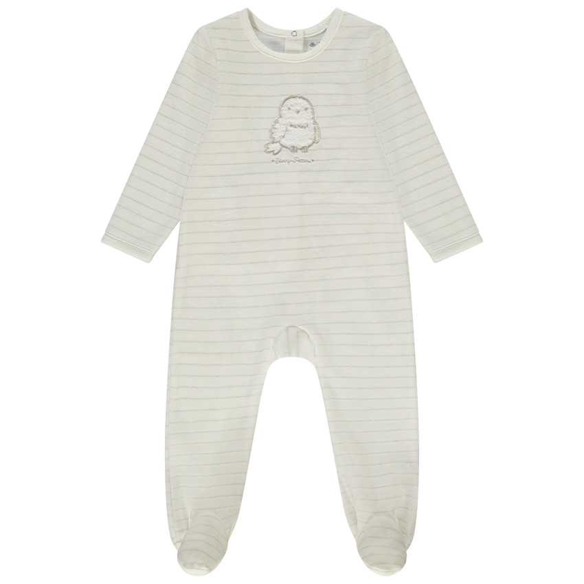 Pelele patch Hedwig Warner para bebé niña con aperturas diferentes según la edad 