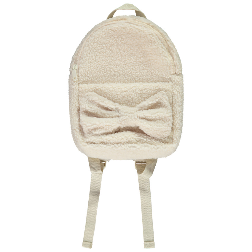 Mochila de sherpa efecto piel de oveja con lazo decorativo para niña  Additional Mochila de sherpa efecto piel de oveja con lazo decorativo para niña