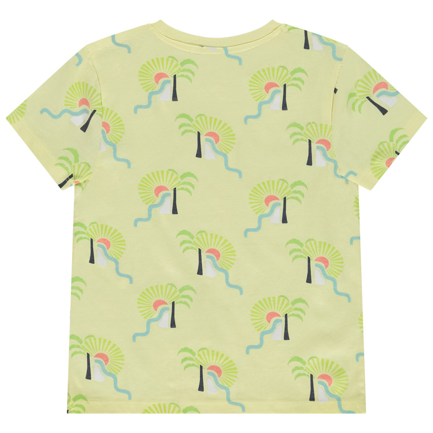 Camiseta manga corta estampado fantasía arty para niño 