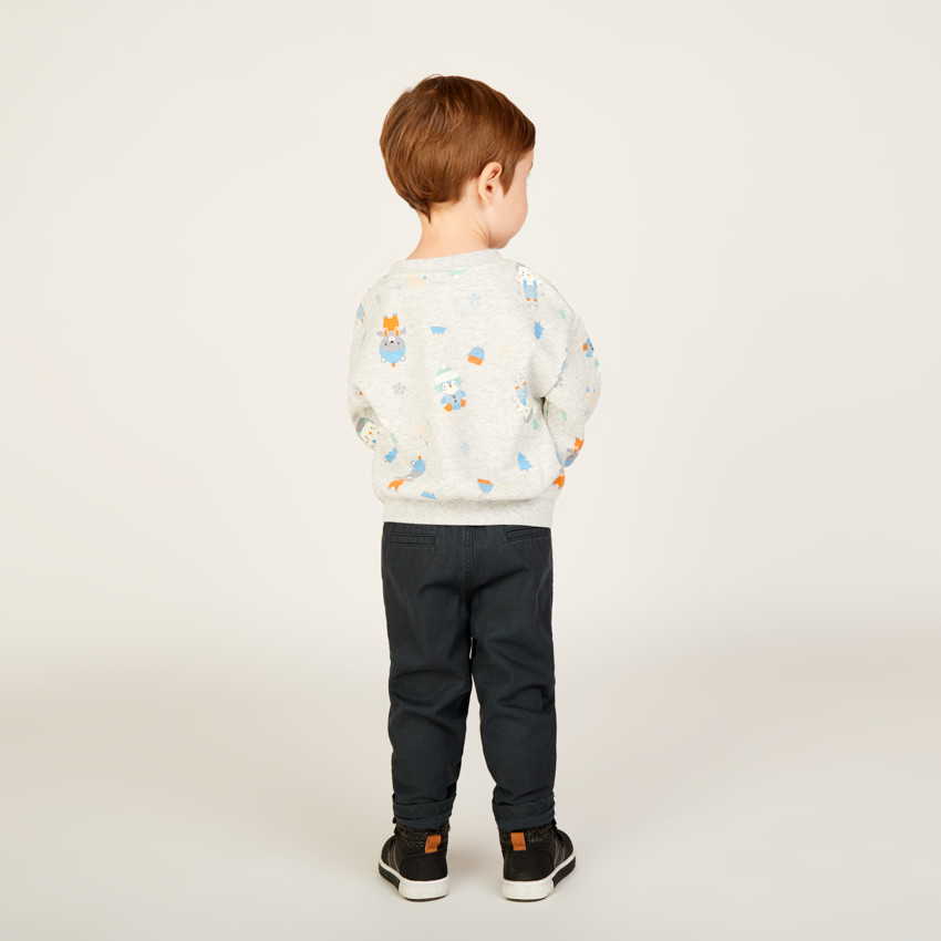 Pantalón con bolsillos divertidos para bebé niño 