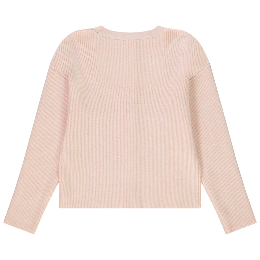 Chaqueta de punto de canalé 