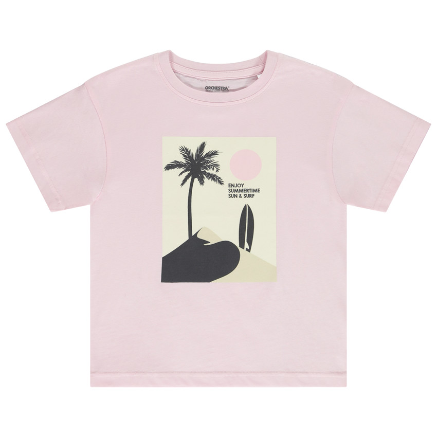 Camiseta manga corta oversize print dune para niño 