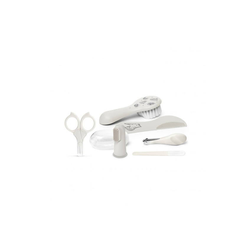 Set de manicura y cuidados 6 piezas beige 