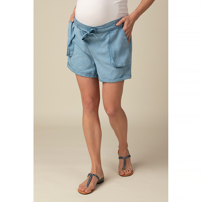 Short de grossesse effet jean 