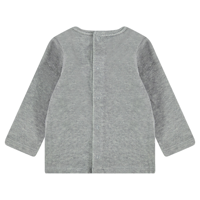 Pijama de terciopelo con zorros estampados 