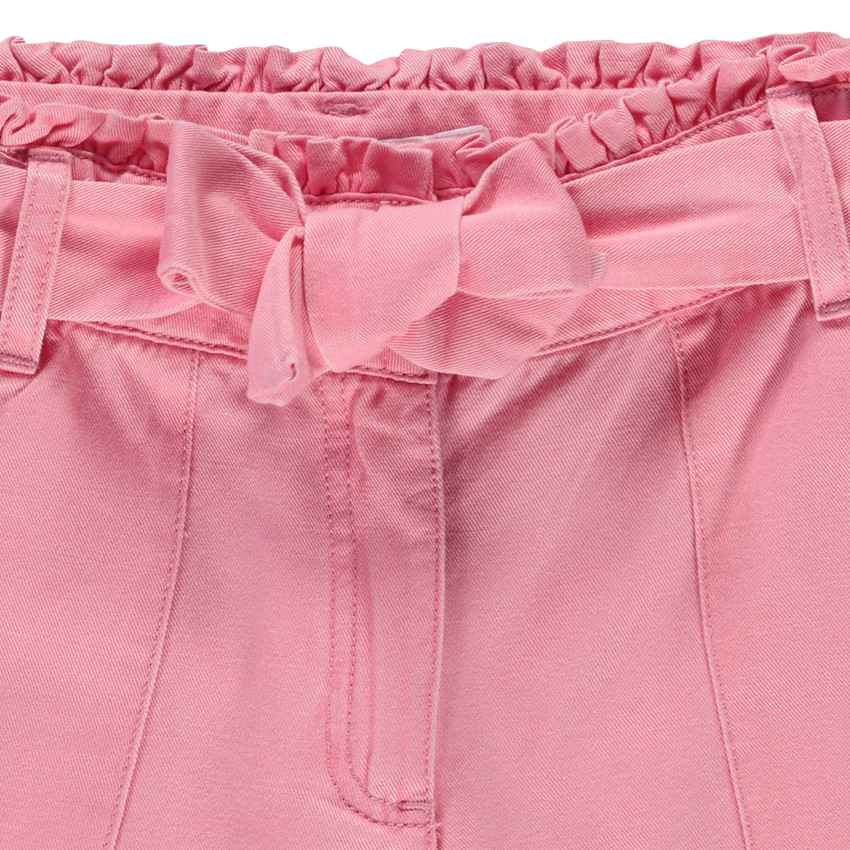 Short paperbag con cinturón para anudar para niña 