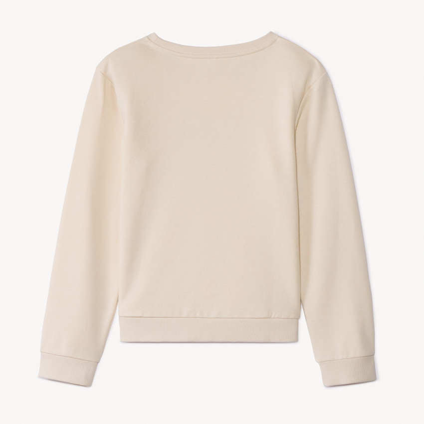 Sudadera de felpa estampada para niña 