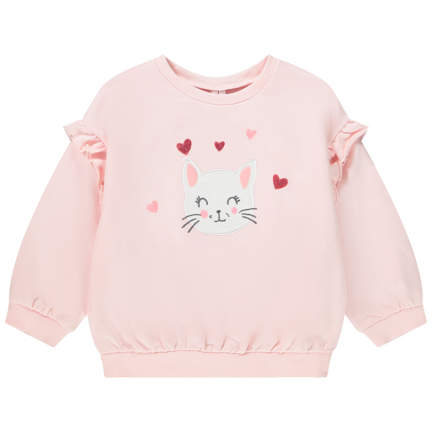 Sudadera fantasía con hombros con volantes para bebé niña  Additional Sudadera fantasía con hombros con volantes para bebé niña