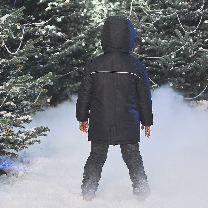 Parka 2 en 1 con chaleco de micropolar para niño 