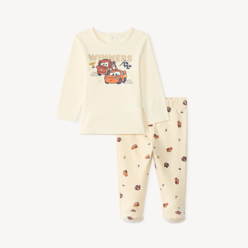 Conjunto de pijama largo bebé niño Flash McQueen Disney-Pixar (acabados diferentes según la edad) 