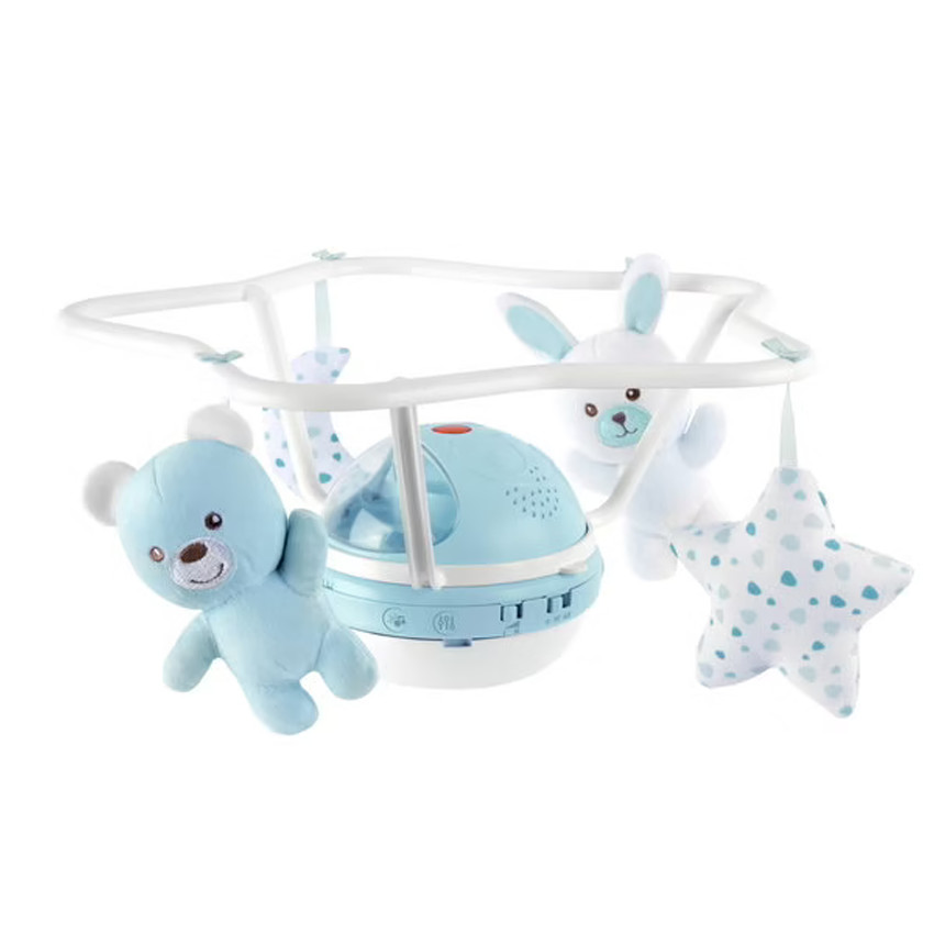 Mobile arc-en-ciel 3 en 1 - Bleu 