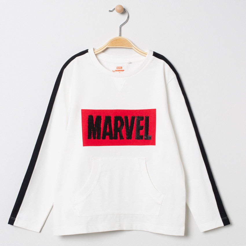 T-shirt manches longues à motif Marvel en sequins magiques  Additional T-shirt manches longues à motif Marvel en sequins magiques