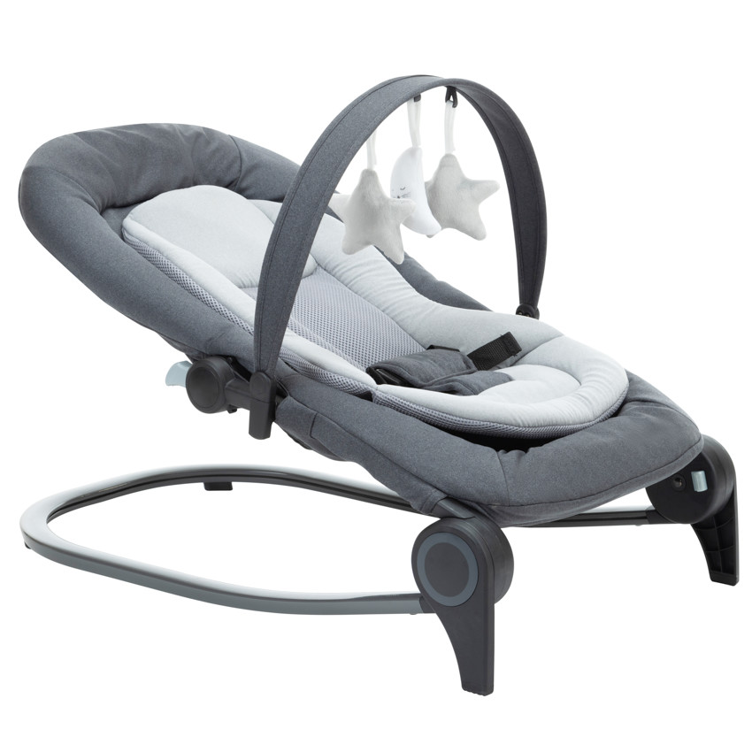 Transat Sluggy con arco de juegos gris 