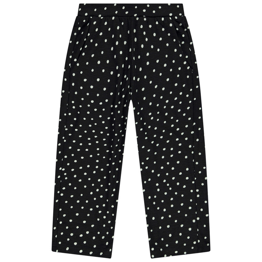 Pantalón estampado de lunares para niña 
