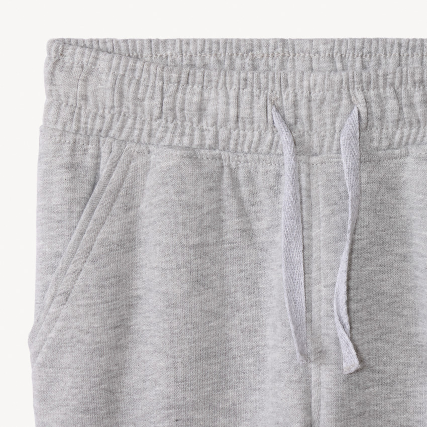 Conjunto de jogging de felpa lisa para niña 