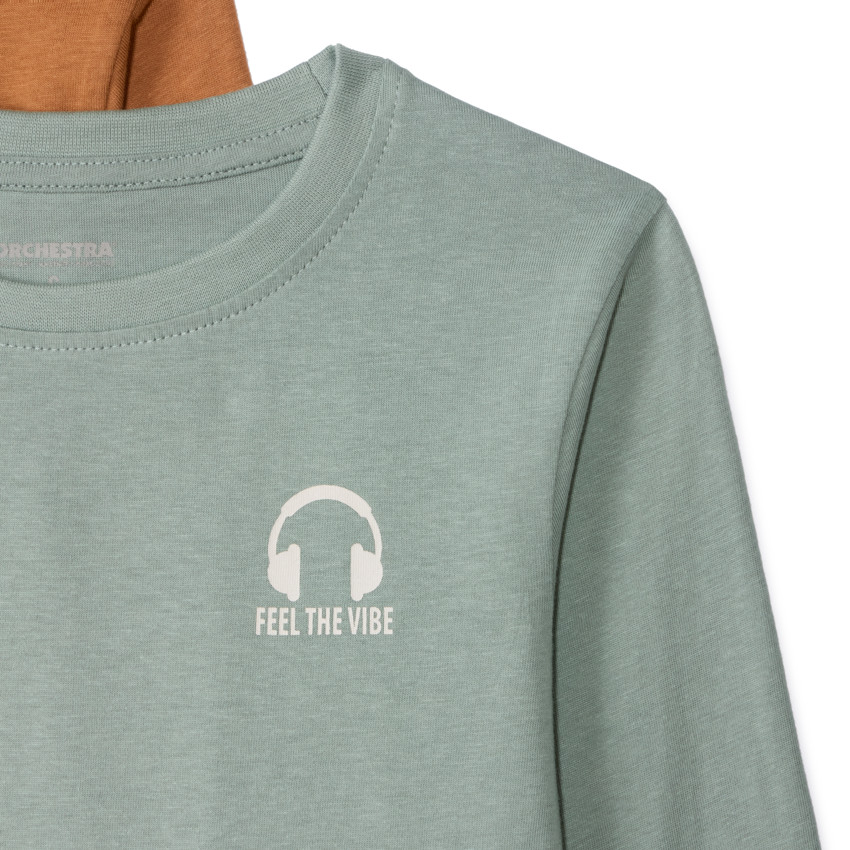 Pack de 3 camisetas de manga larga lisas para niño 