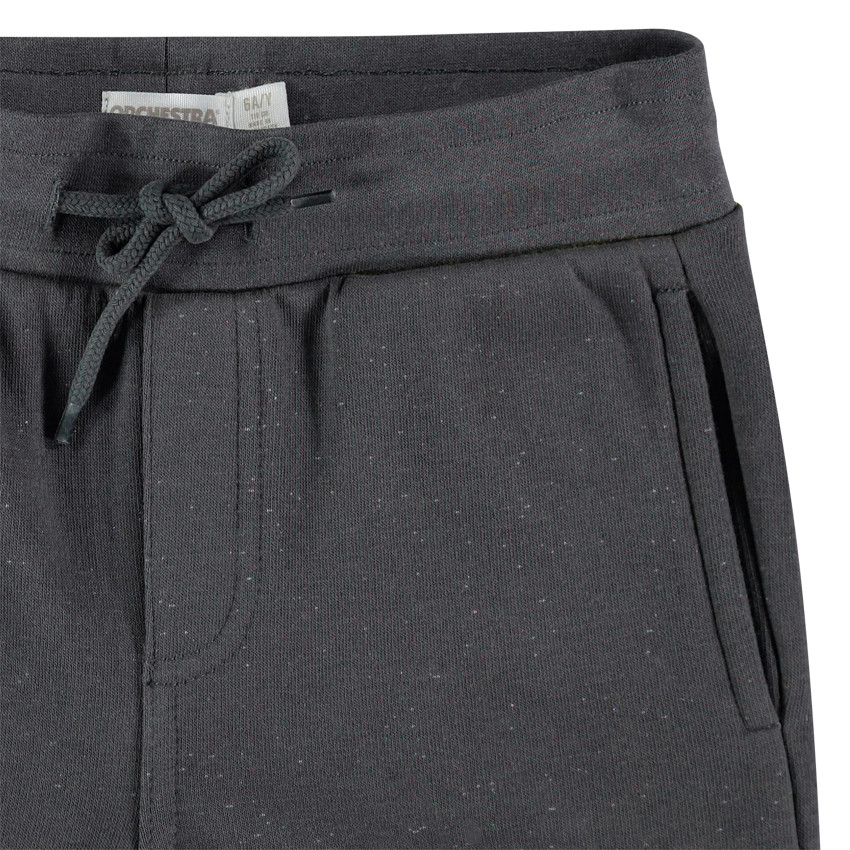 Jogging en molleton à inscription printée fantaisie 