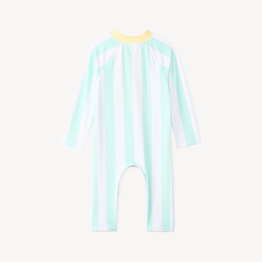 Combinaison de baño antirrayos UV a rayas para bebé niño 