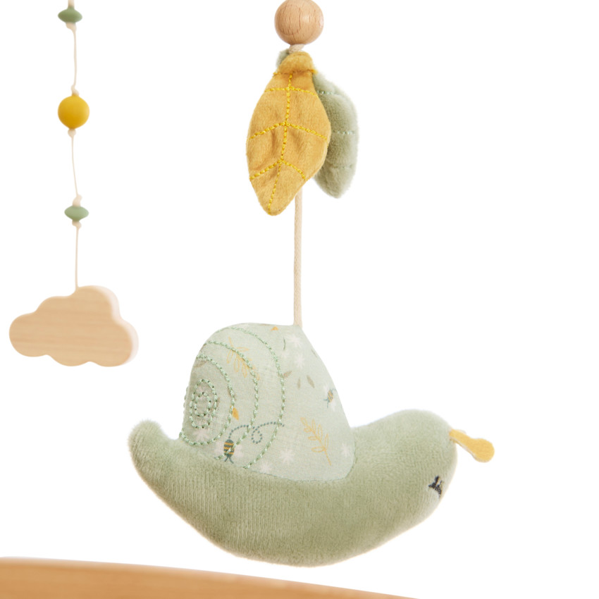 Móvil musical Paseo Bucólico verde 